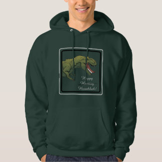 T-Rex Dinosaur Hanukkah Unisex hoodie Sweatshirt