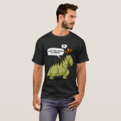 T-Rex Dinosaur hasst Schmetterling T-Shirt (Vorne ganz)