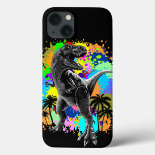 T-Rex Dinosaur Jurassic Reptile auf Paint Stains Case-Mate iPhone Hülle
