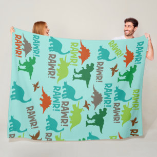 T-Rex Dinosaur Life Dinosaurs Thema Blanket Fleecedecke