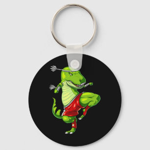 T-Rex Dinosaur Muay Thai Boxen Karate Kampfsport Schlüsselanhänger
