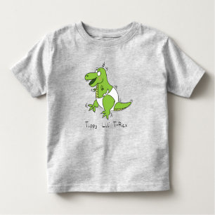 T-Rex Dinosaur Niedlich Baby Cartoon Kleinkind T-shirt