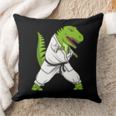 T-Rex Dinosaur Ninja Martial Arts Karate Kissen (Decke)