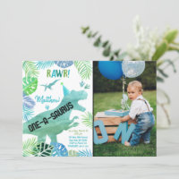 T Rex Dinosaur One-a-saurus Erster Geburtstag