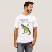 T-Rex Dinosaur Parents Birthday Party T-Shirts (Vorne ganz)