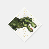 T-Rex Dinosaur Party Napkins Serviette (Ecke)