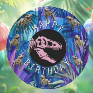 T Rex Dinosaur Party Pappteller