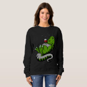 T Rex Dinosaur Party Sweatshirt (Vorne ganz)
