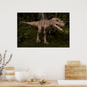 T-Rex Dinosaur Poster (Küche)