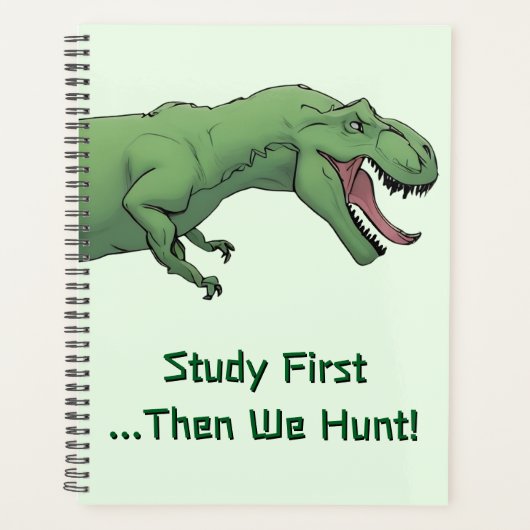T-Rex Dinosaur School Hardcover School Planer (Vorderseite)