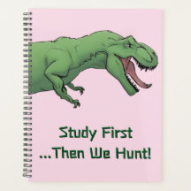 T-Rex Dinosaur School Softcover School Planner