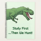 T-Rex Dinosaur School Softcover School Planner Planer (Vorderseite)