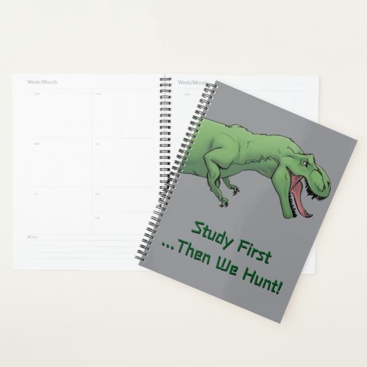 T-Rex Dinosaur School Softcover School Planner Planer (Anzeige)
