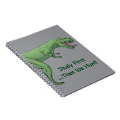 T-Rex Dinosaur School Spiral Notebook Papier Notizblock (Rechte Seite)