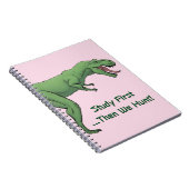 T-Rex Dinosaur School Spiral Notebook Papier Notizblock (Rechte Seite)