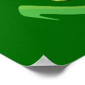 T-Rex Dinosaur Skeleton Poster (Ecke)