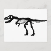 T Rex Dinosaur Skeleton Postkarte (Vorderseite)