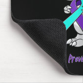 T-rex Dinosaur Suicide Prevention Awareness Day Di Mousepad (Ecke)