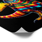 T-rex Dinosaur Taco Lover Cinco De Mayo Sombrero P Poster (Ecke)