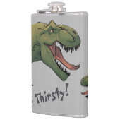 T-Rex Dinosaur Thirsty! Mit Taschen Flachmann (Links)