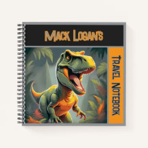T-Rex Dinosaur Travel Journal