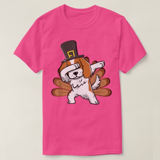 T-Rex Dinosaur Türkei Buddy Pilgrim Hat Funny than T-Shirt (Design vorne)