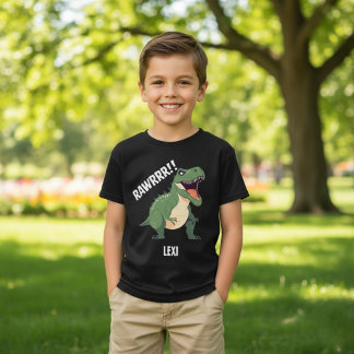 T-Rex Dinosaur Tyrannosaurus Rex Individuelle Name T-Shirt