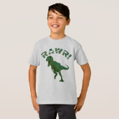 T-Rex Dinosaur Tyrannosaurus Rex RAWR Kinder T-Shirt (Vorne ganz)