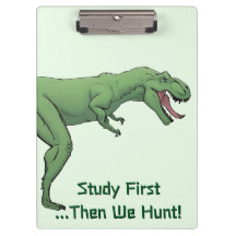 T-Rex Dinosaur tyrannosaurus School Clipboard
