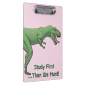 T-Rex Dinosaur tyrannosaurus School Clipboard Klemmbrett (Rechts)