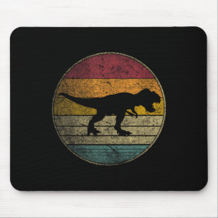 T Rex Dinosaur - Vintage Liebe Frauen Kinder Männe Mousepad