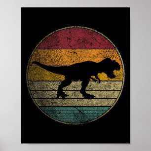 T Rex Dinosaur - Vintage Liebe Frauen Kinder Männe Poster