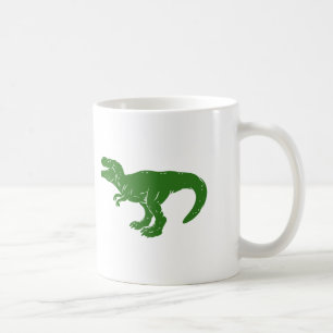 T rex dinosaur - Wählen Sie die Hintergrundfarbe Kaffeetasse