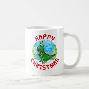 T-Rex Dinosaur Weihnachtskids Funny Kaffeetasse