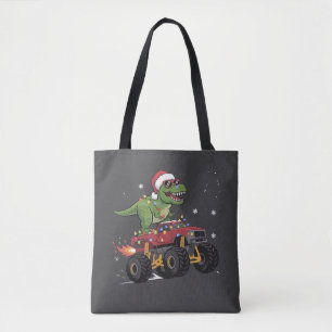 T-Rex Dinosaurien-Weihnachts-Monstertruck  Tasche