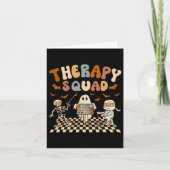 T Rex Dinosaurier and Monster Truck Brustkrebs Boo Karte (Vorderseite)