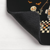 T Rex Dinosaurier and Monster Truck Brustkrebs Boo Mousepad (Ecke)