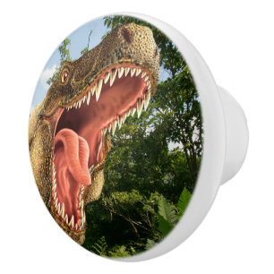 T-Rex Dinosaurier-Aufbereiter-Fach-Griff-Zug Keramikknauf