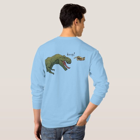 T-Rex Dinosaurier Boop Tyrannosaurus Männer T-Shirt (Schwarz voll)