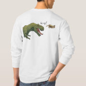 T-Rex Dinosaurier Boop Tyrannosaurus Männer T-Shirt (Rückseite)