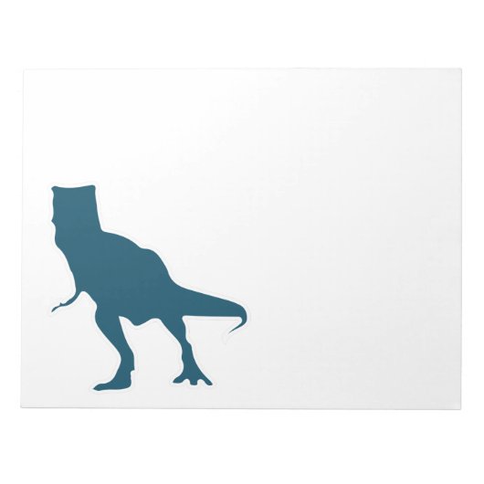 T-rex-Dinosaurier-Cartoon Notizblock (Vorderseite)