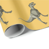 T-rex Dinosaurier, Dino-Entwurf Geschenkpapier (Rolleneckpunkt)
