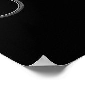 T-Rex Dinosaurier Einhornschlitten auf dem Fahrrad Poster (Ecke)