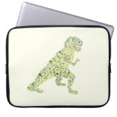 T-REX Dinosaurier in Dots Laptopschutzhülle (Vorderseite)