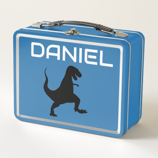T-REX-DINOSAURIER-INDIVIDUELLE LUNCHBOX (Vorderseite)