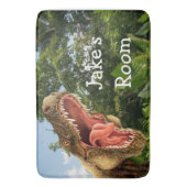 T-Rex Dinosaurier Kid's Bedroom Rug or Mat Badematte (Vorderseite Vertikal)