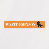 T-REX Dinosaurier Kids Name Label Etiketten (Design 2)