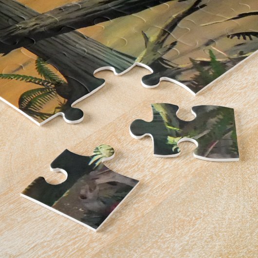 T rex dinosaurier puzzle (Seite)