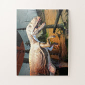 T rex dinosaurier puzzle (Vertikal)