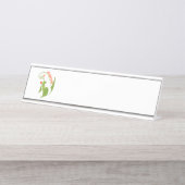 T Rex Dinosaurier Schreibtischnamensplakette (Vorderseite )